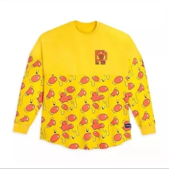 Unisex Disney Walt Disney world Mickey Mouse Pizza Spirit Jersey T-Shirt L - Picture 2 of 5